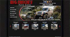 Desktop Screenshot of bigmikiesautosales.com